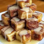 Cinnamon Roll French Toast Bites