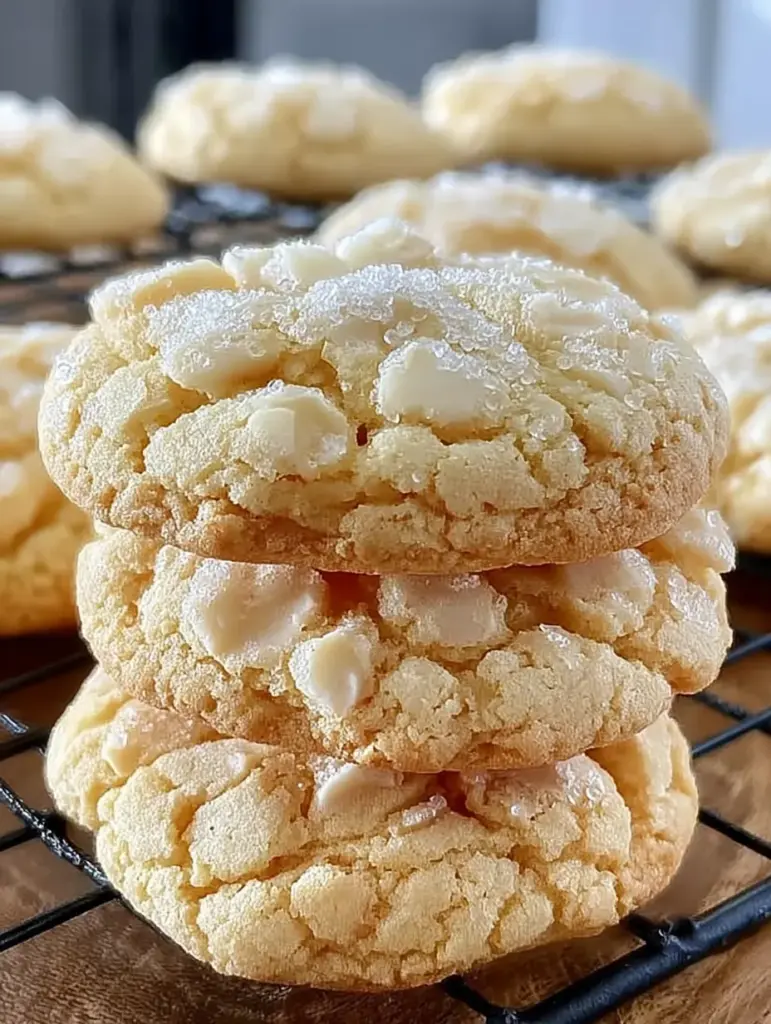 Soft Vanilla Crackle Bakery Cookies