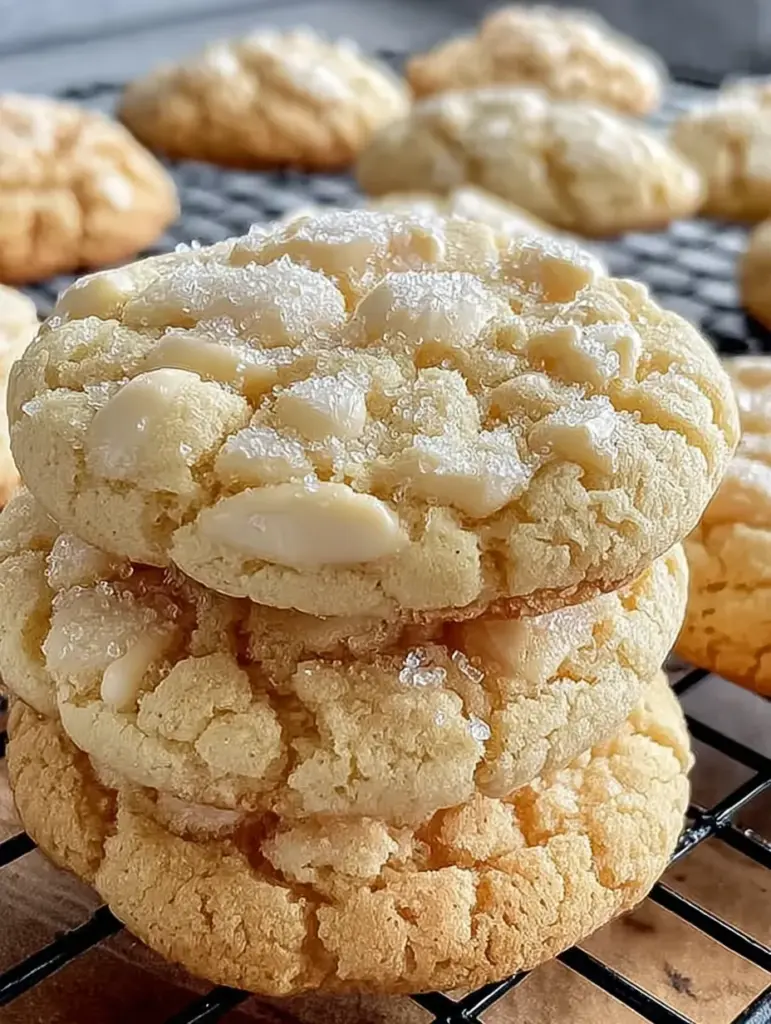 Soft Vanilla Crackle Bakery Cookies