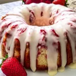 Strawberry Cream Cheese Pound Cake