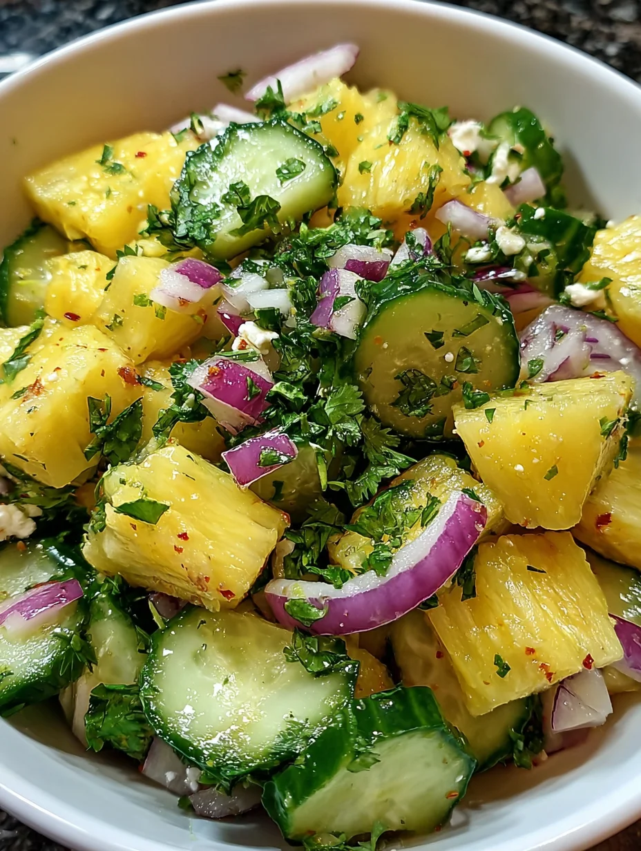 Pineapple Cucumber Salad: Refreshing Flavor Awaits You!