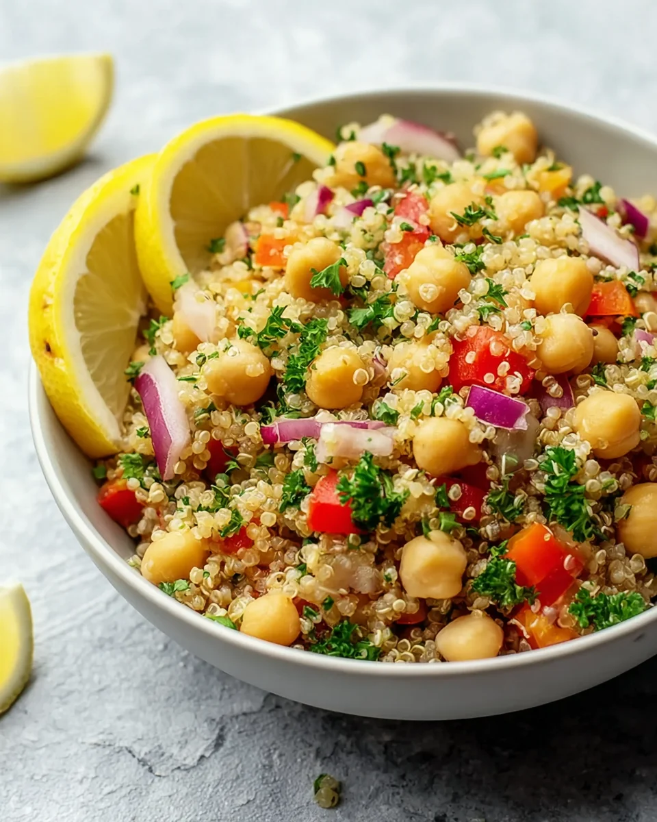 Lemon Herb Quinoa with Chickpeas: A Fresh Delight!
