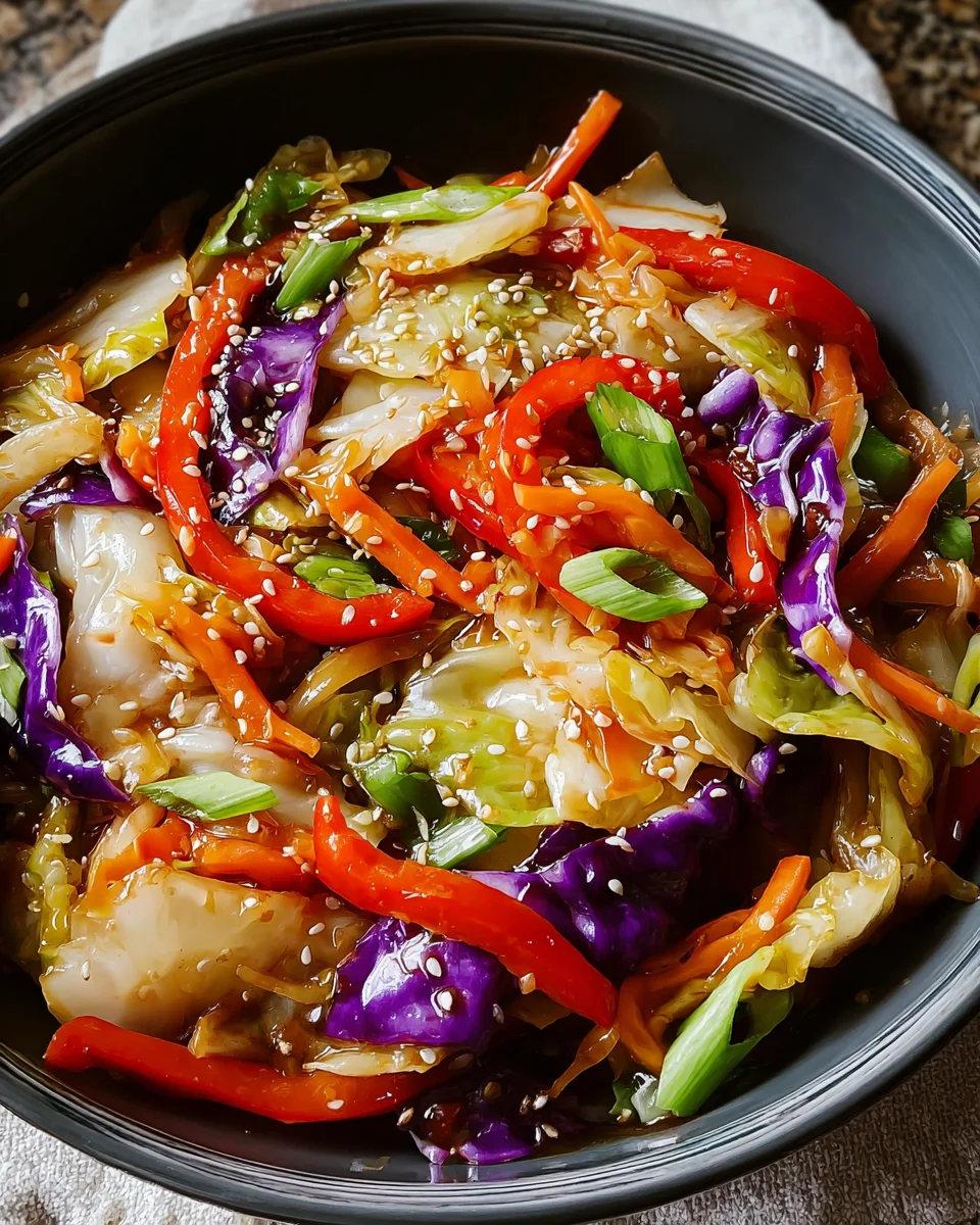 Asian Cabbage Stir Fry: Quick and Delicious Recipe!