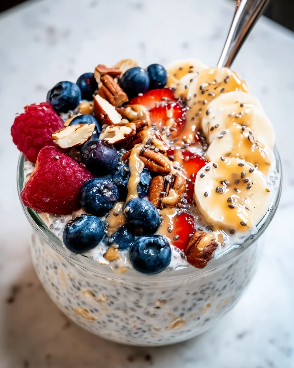 Overnight Oats With Chia Seeds