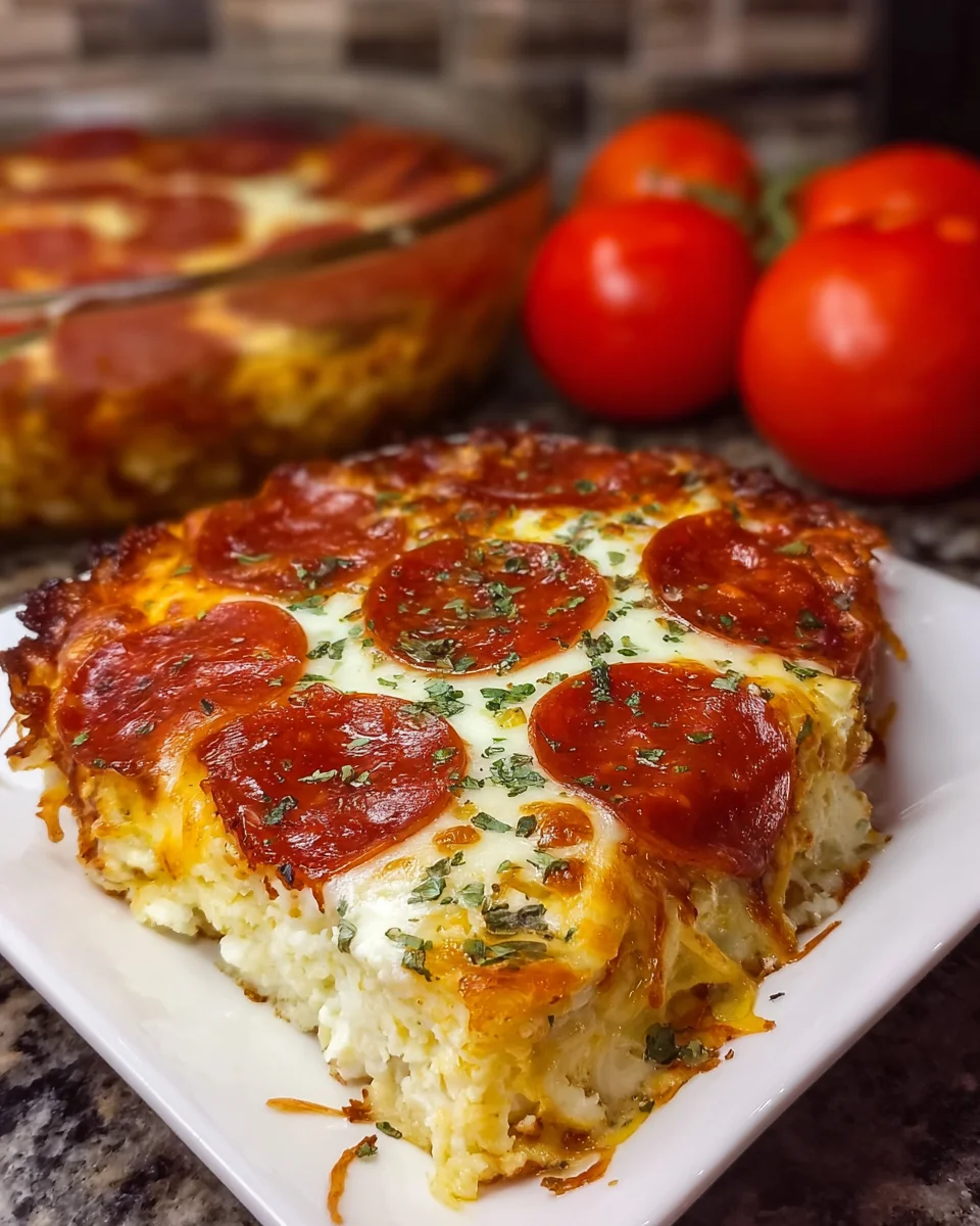 Pizza Style Cottage Cheese Bake