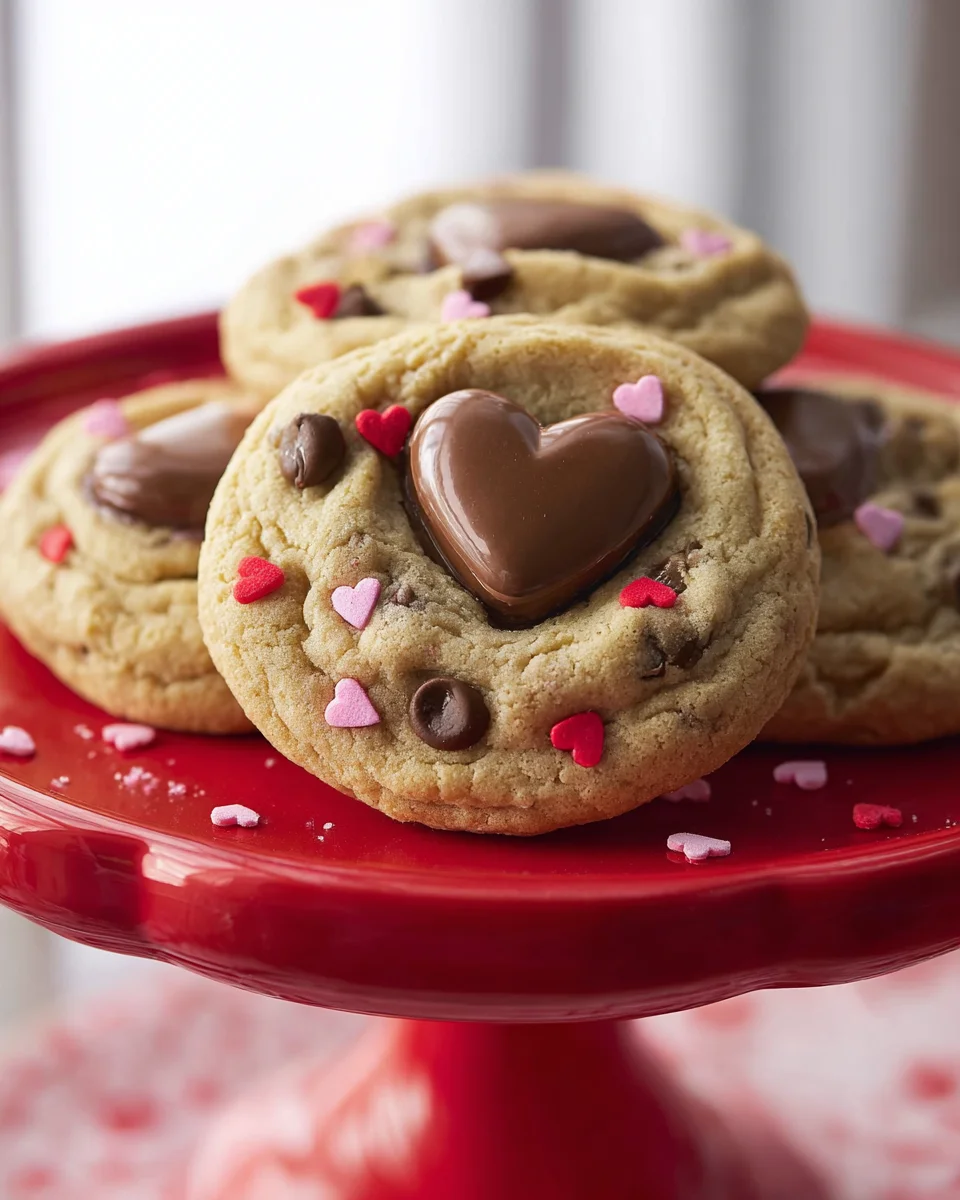 Valentine’s Day Chocolate Chip Cookies Recipe that Delights!