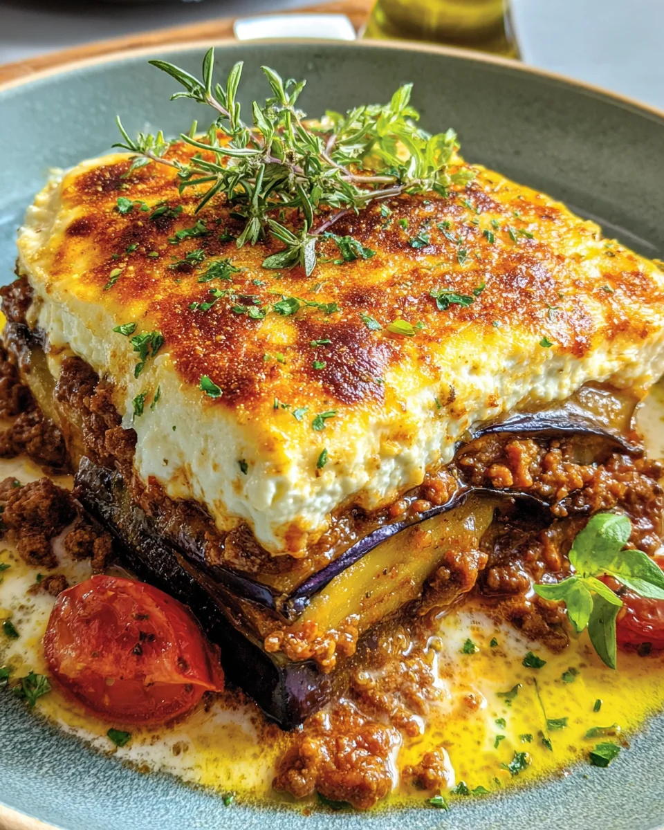 Greek Eggplant Lasagna Lamb