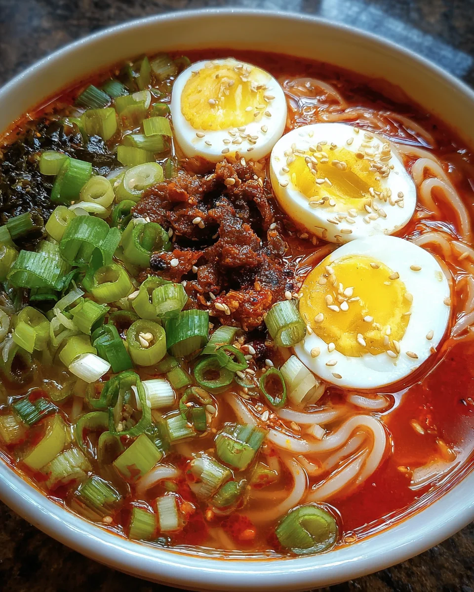 Spicy Gochujang Noodle Soup: A Flavorful Must-Try Dish!