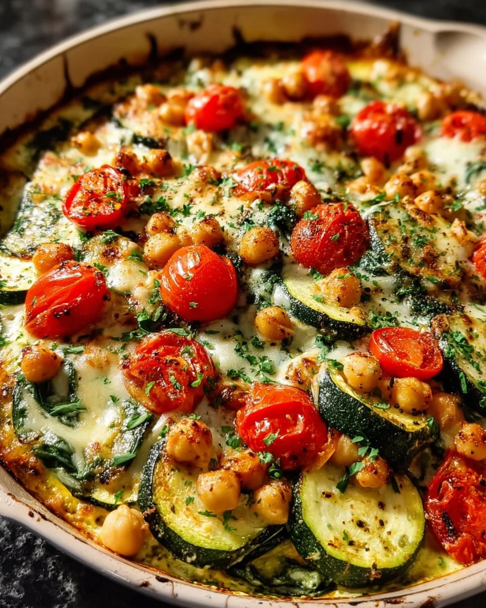 Spinach Zucchini Chickpea Bake: A Deliciously Easy Recipe!