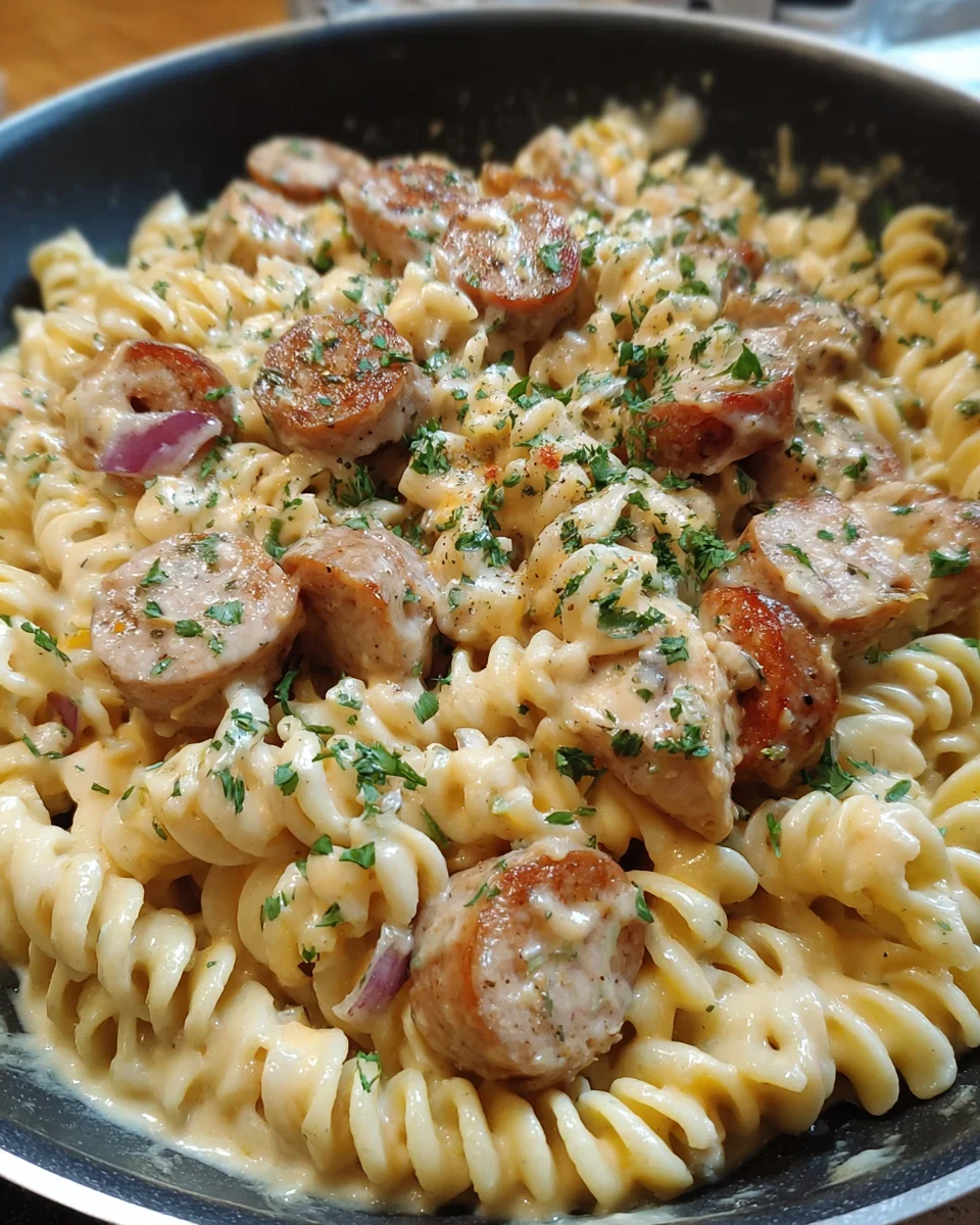 Creamy Pepper Jack Chicken & Sausage Pasta: A Must-Try!