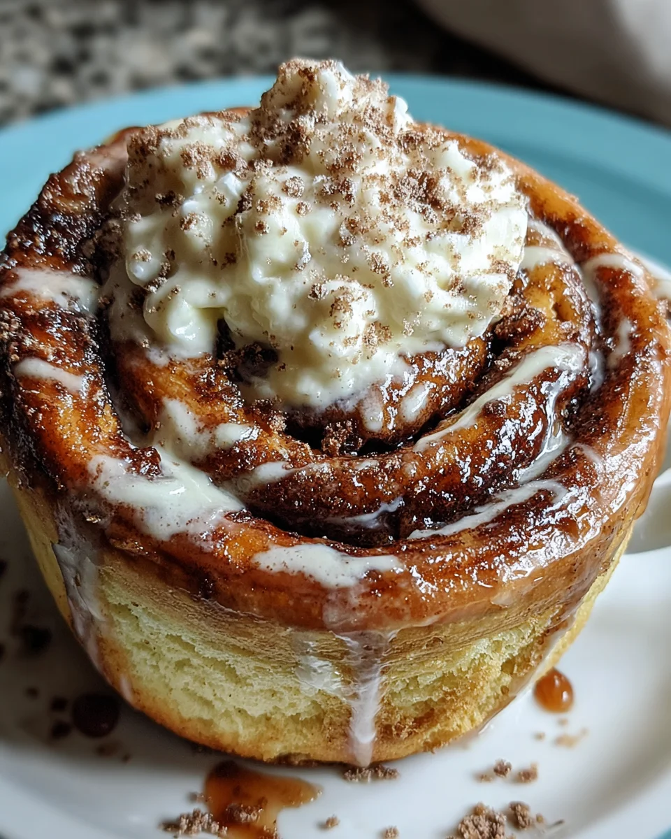 High-Protein Cinnamon Roll Mug Cake