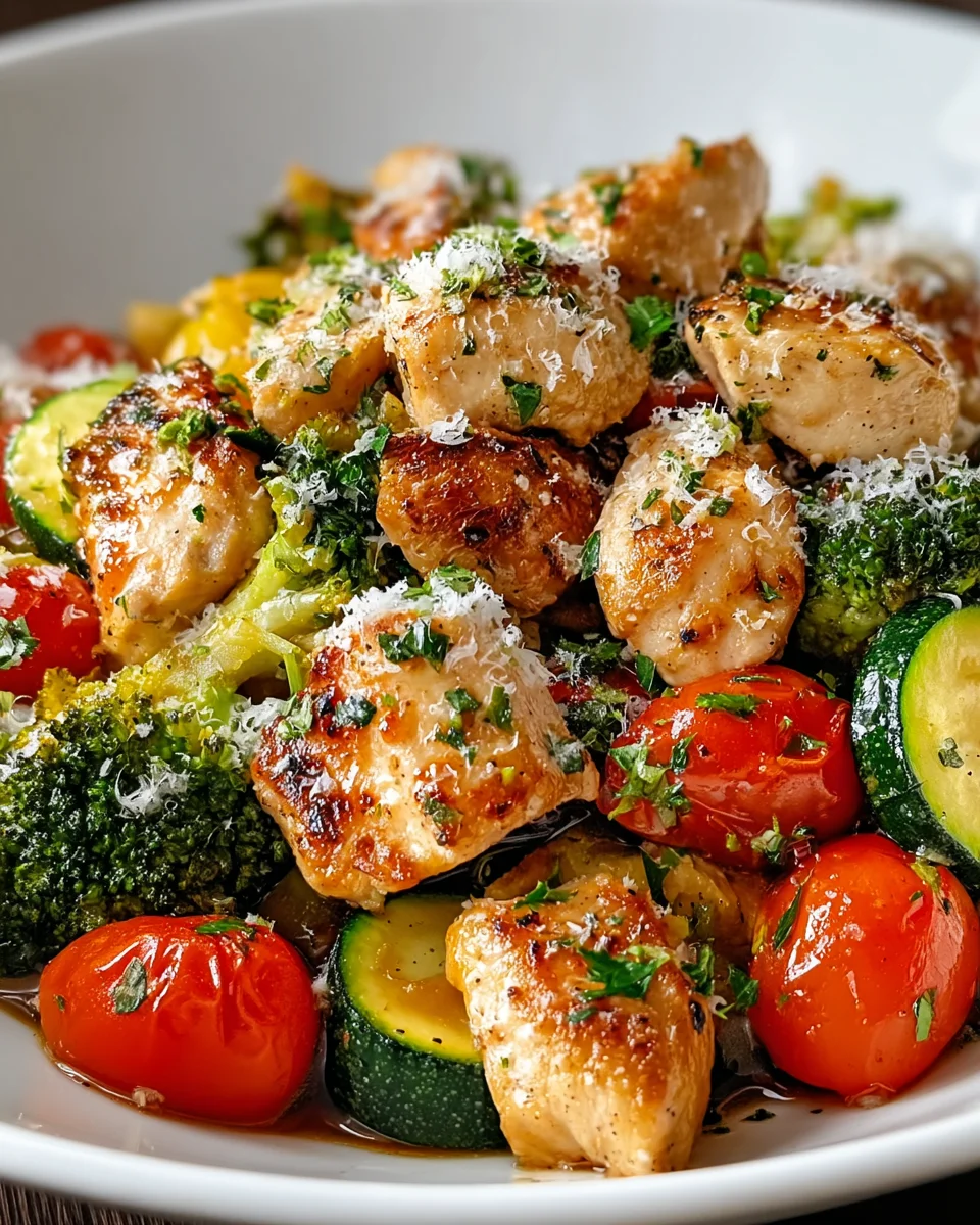 Loaded Chicken and Veggie Skillet