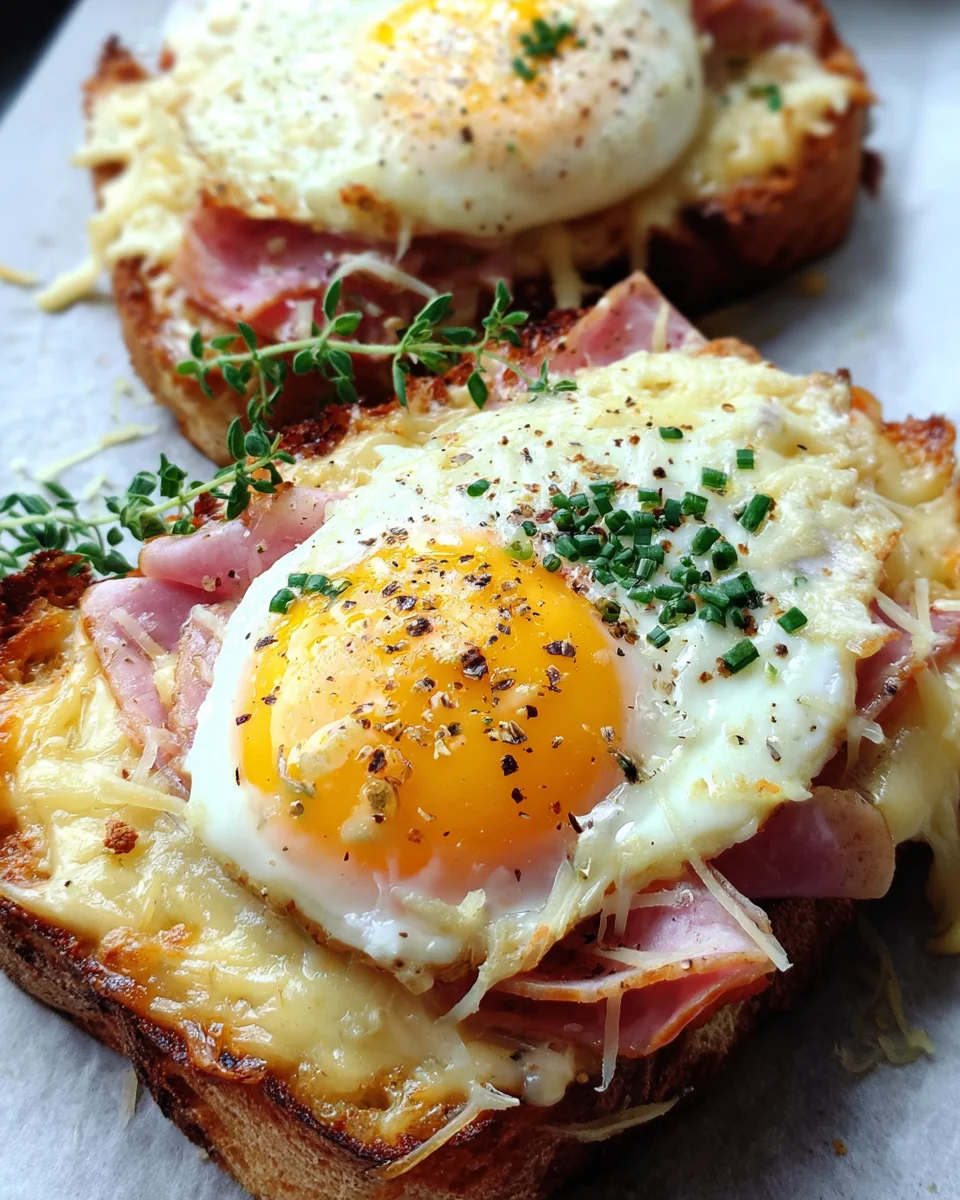 Croque Madame Toast Ham Cheese: A Delicious Twist!