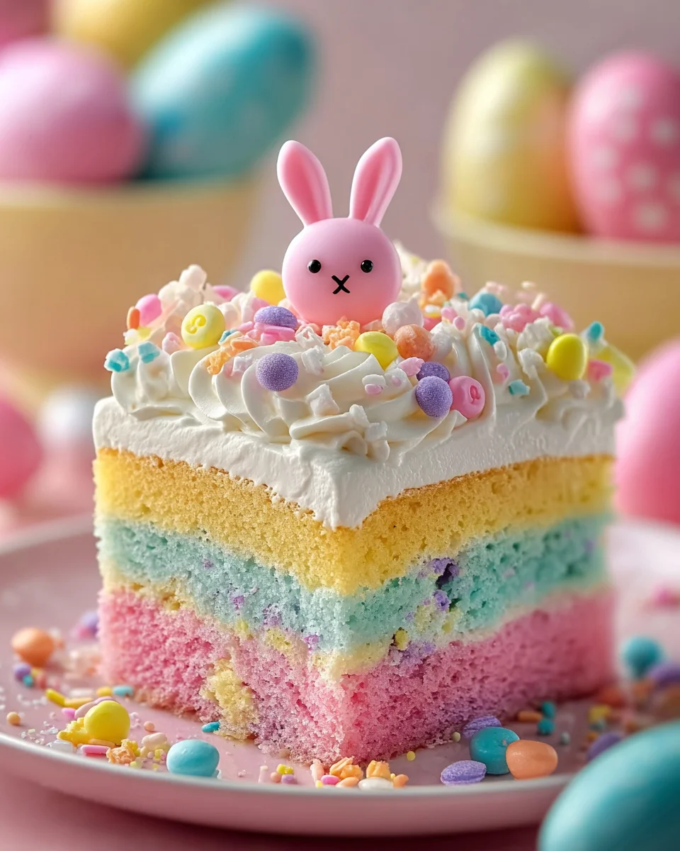 Easter Bunny Poke Cake: A Delightful Spring Treat!