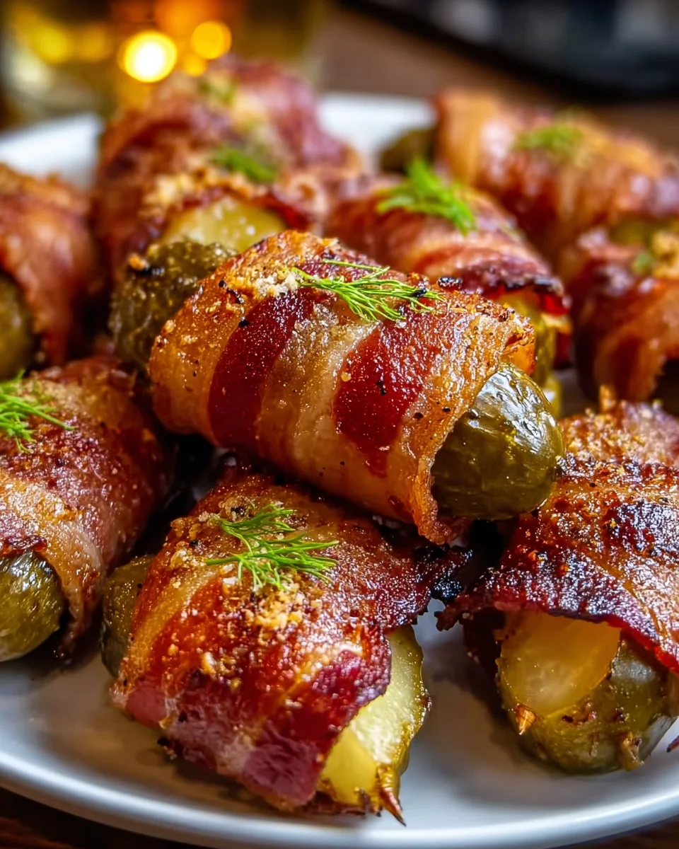 Bacon-Wrapped Pickles Appetizer: A Must-Try Snack!