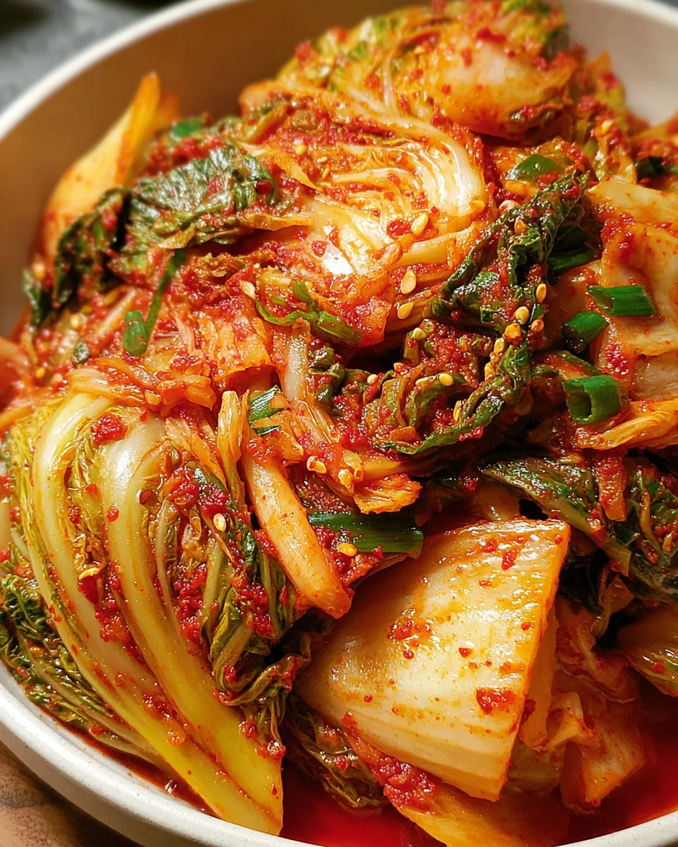 Vegan Kimchi Napa Cabbage