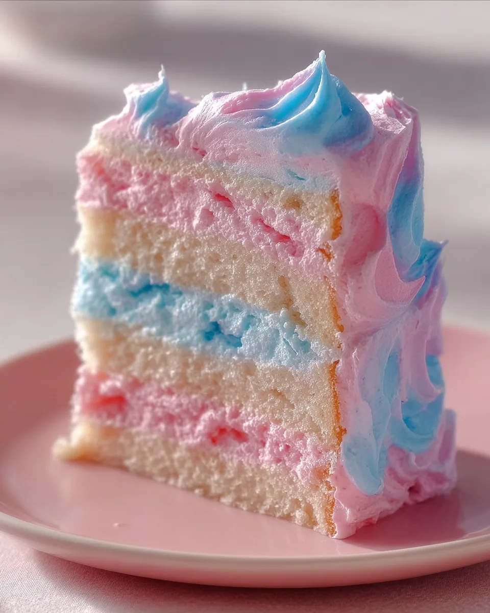 Cotton Candy Cake