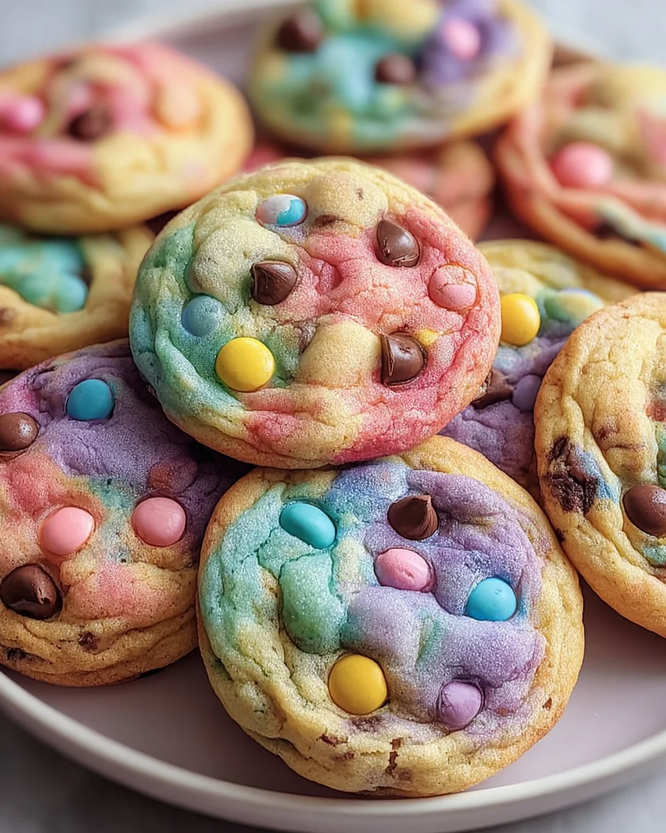 Easter Chocolate Chip Cookies