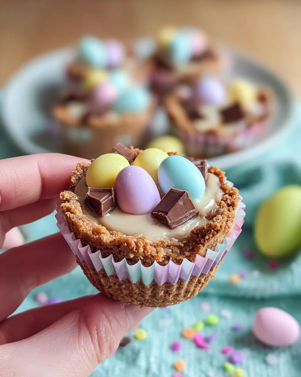 Mini Egg Easter Cookie Cups