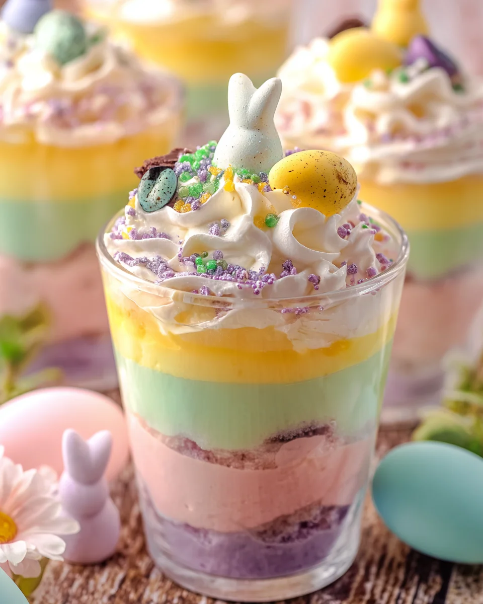 Creamy Easter Jell-O Parfaits