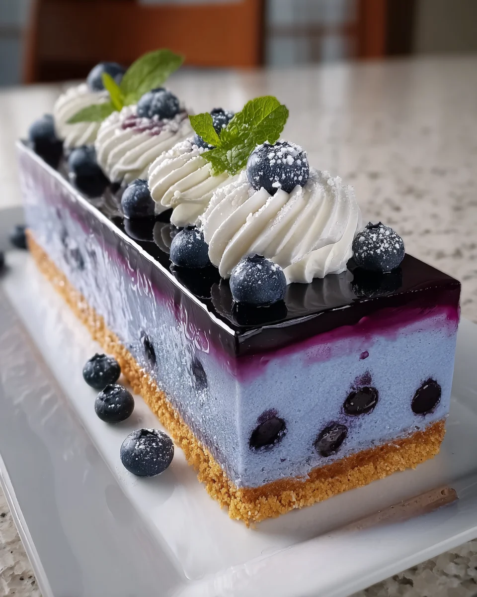 Blueberry Mousse Cake – The Ultimate No-Bake Fruity Dessert