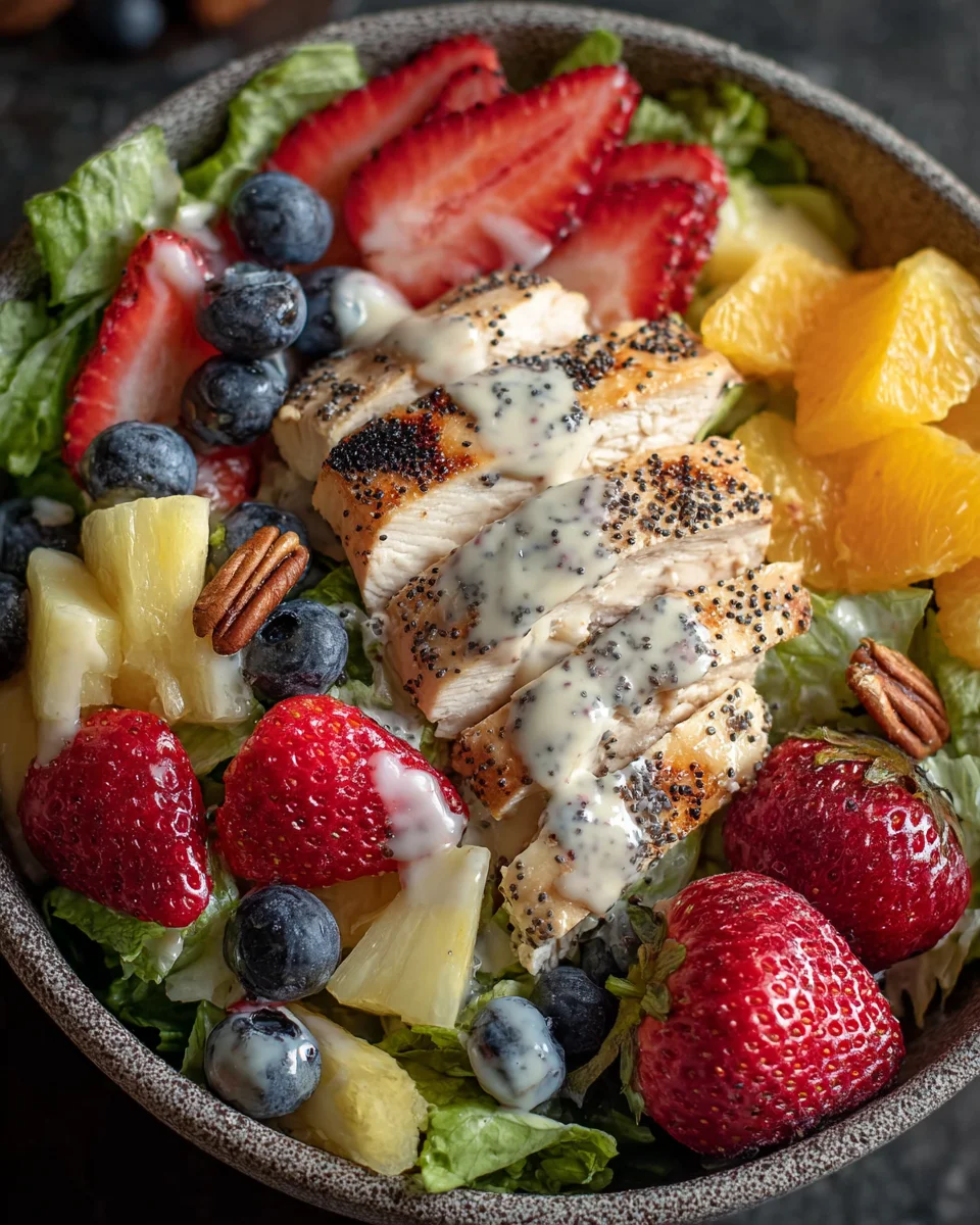Panera Strawberry Poppyseed Salad