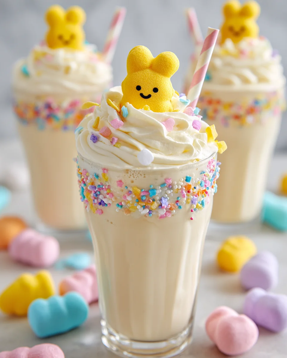 Peeps Marshmallow Easter Milkshake