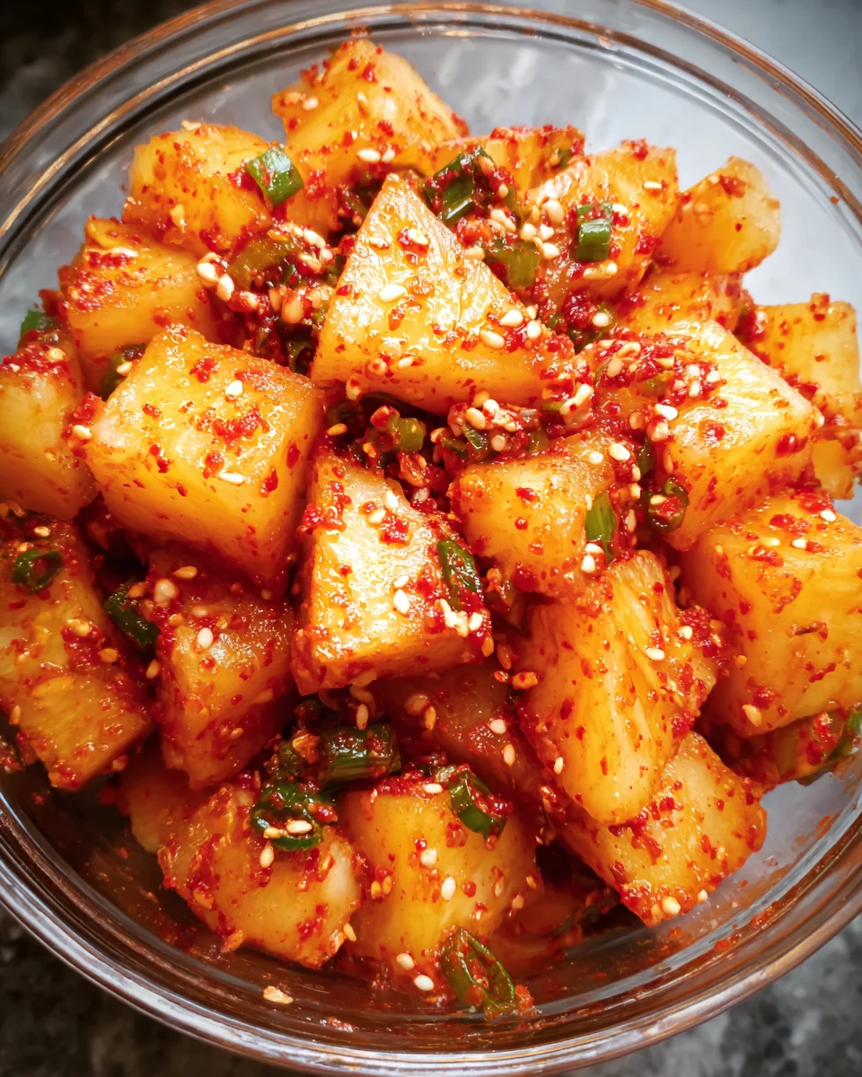 Spicy Pineapple Kimchi Marinade
