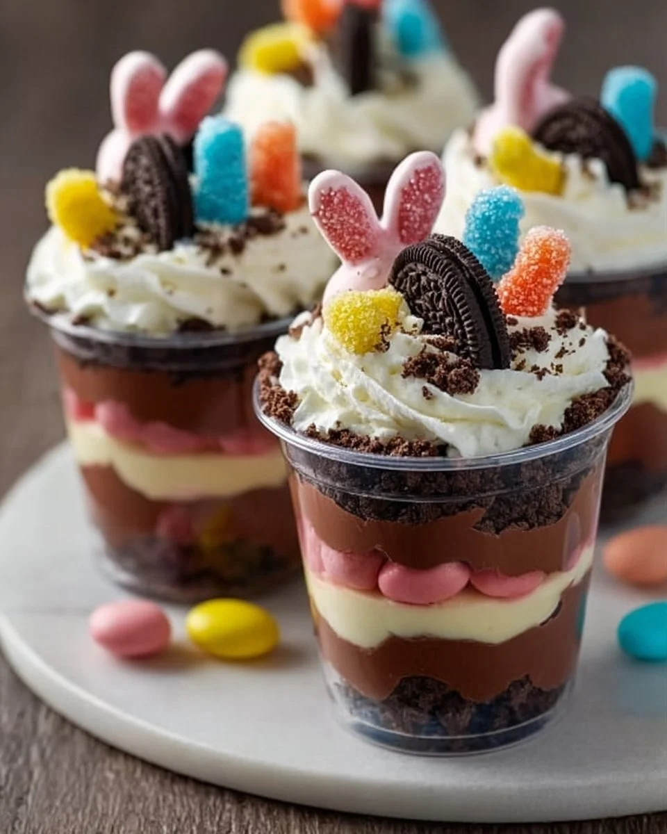 Easter Dirt Cups