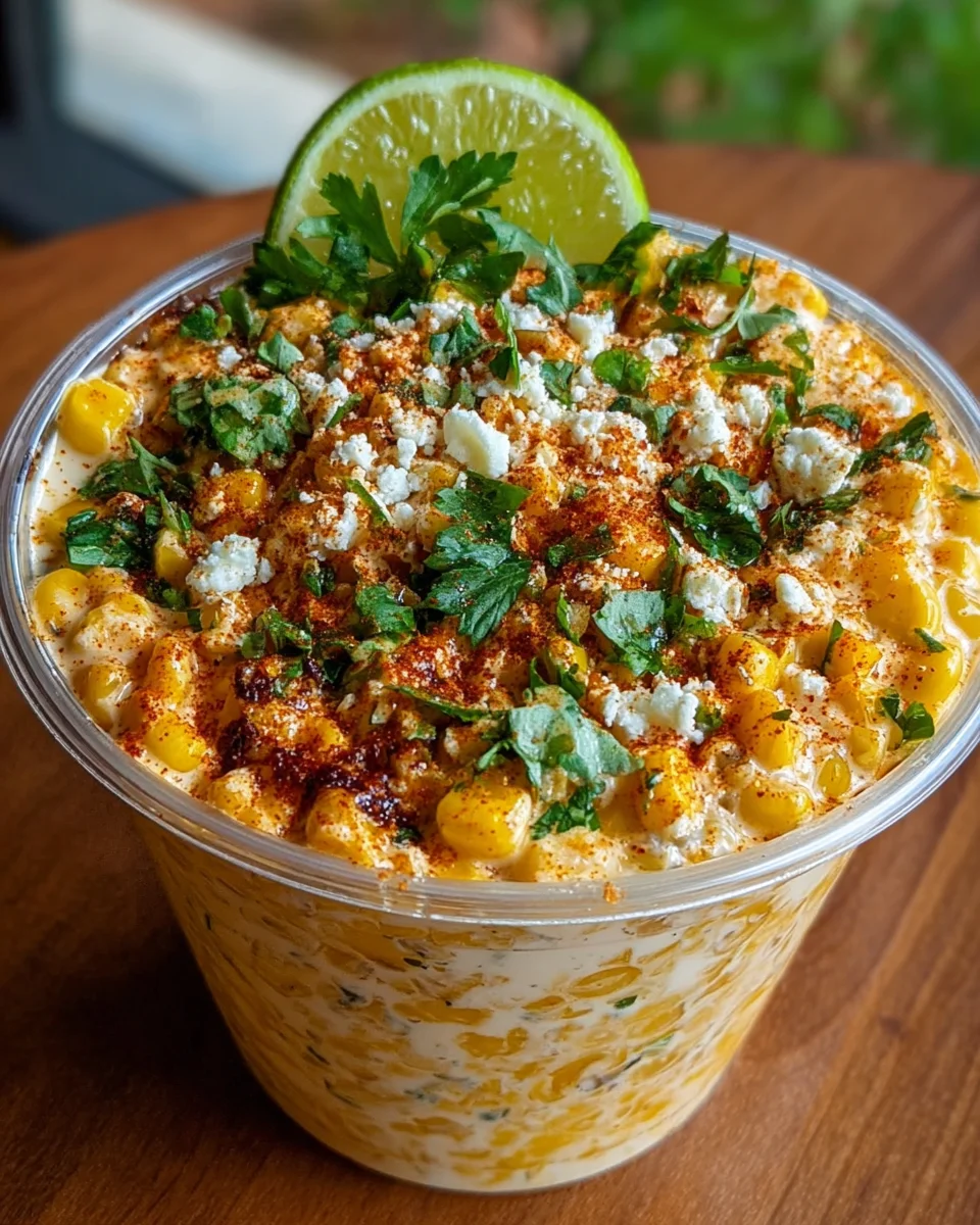 Creamy Mexican Street Corn Cup