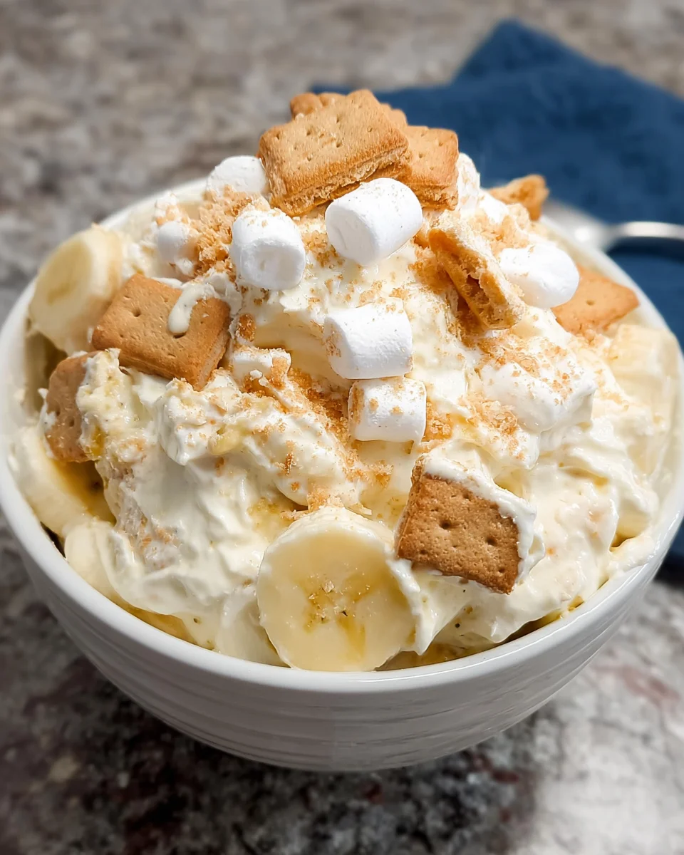 Banana Pudding Fluff Salad