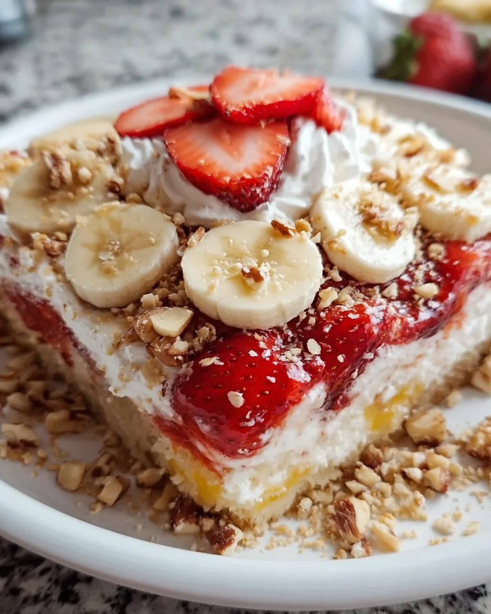 Banana Split Dump Cake