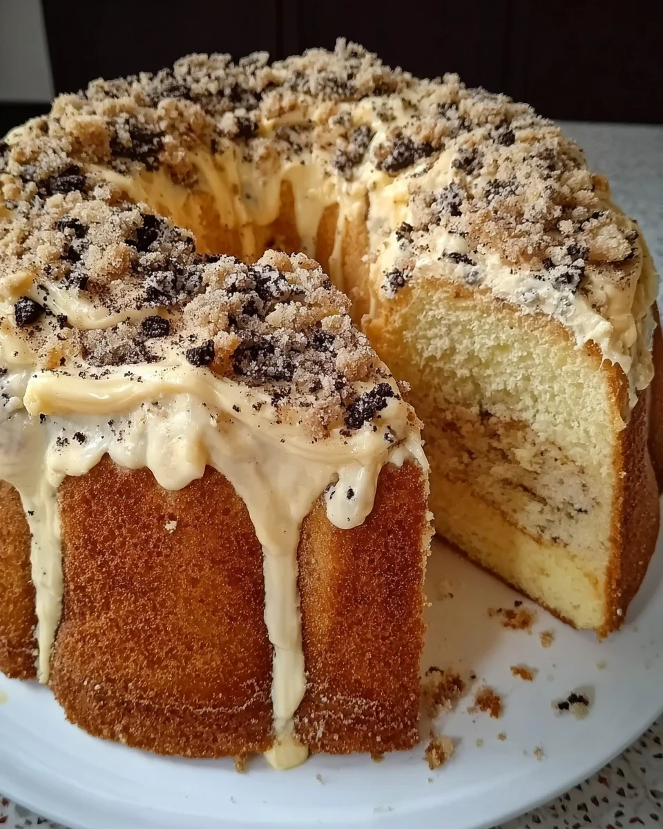 Blondie Oreo Buttermilk Pound Cake