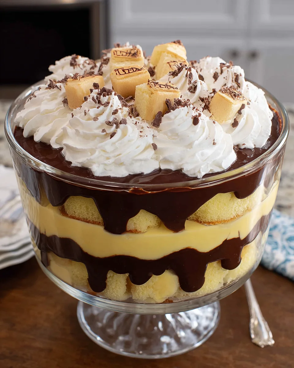 Boston Cream Pie Trifle