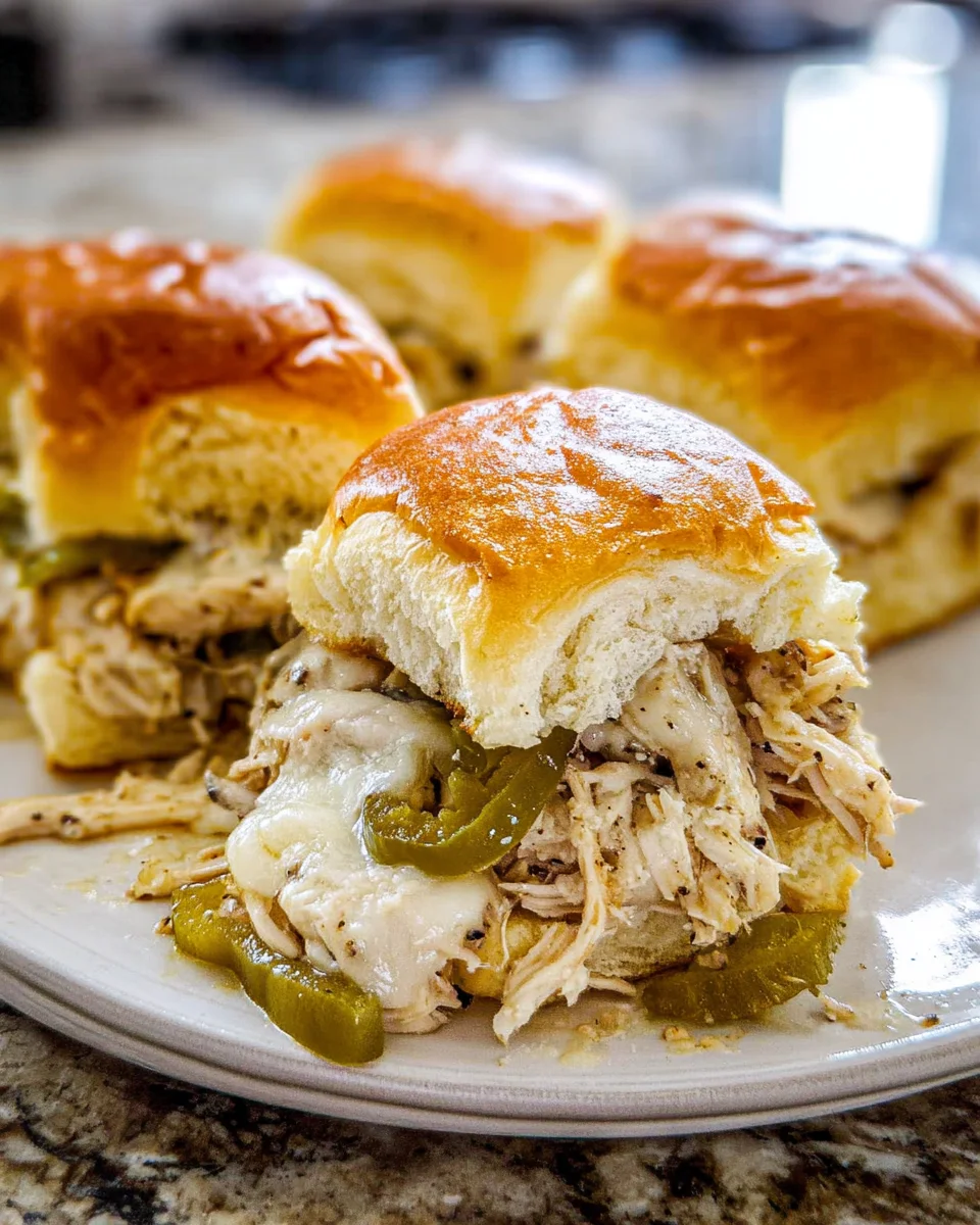Chicken Philly Sliders