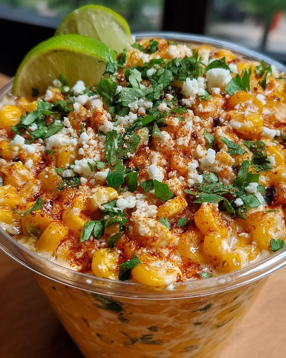 Creamy Mexican Street Corn Cup