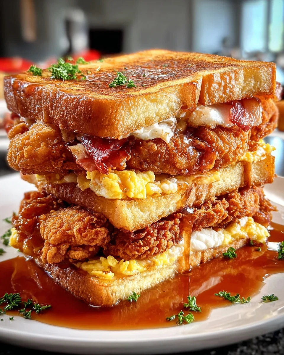 Fried Chicken French Toast Sandwich