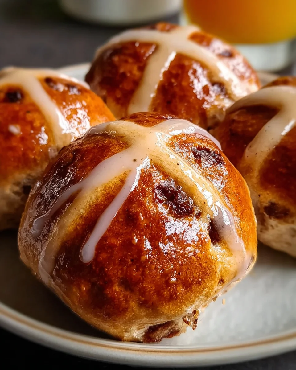Golden Apple Hot Cross Buns