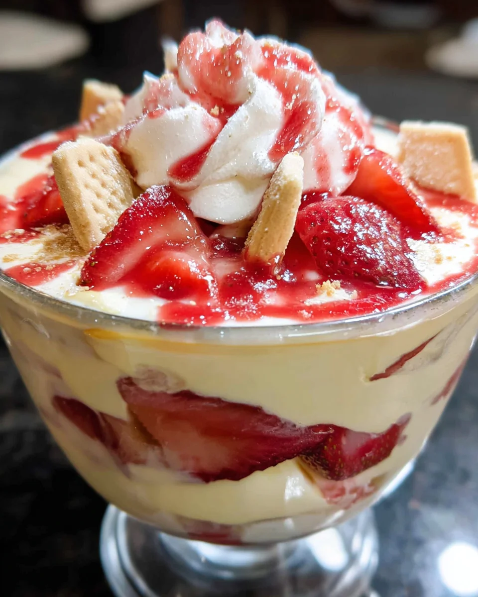 Strawberry Banana Pudding