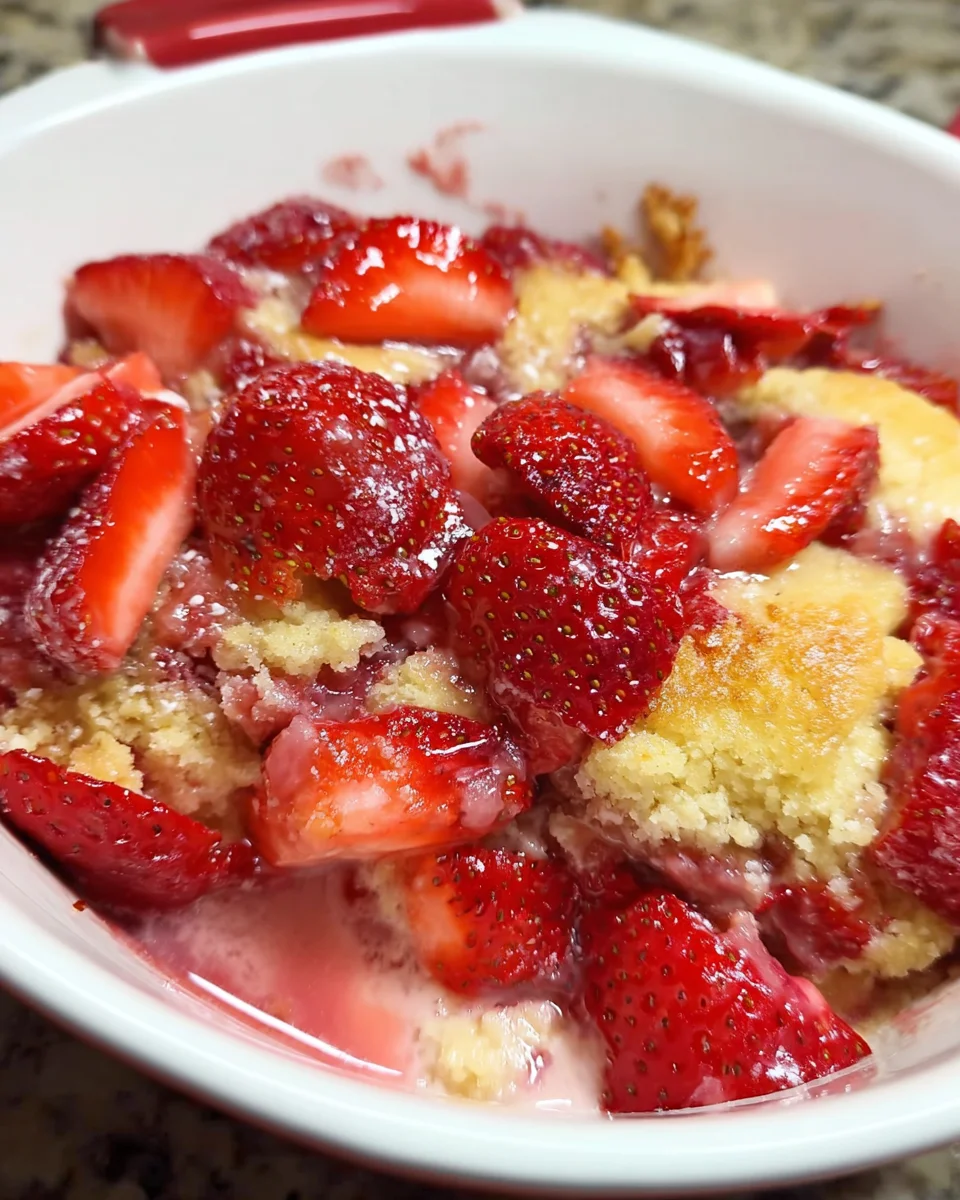 Strawberry Cobbler