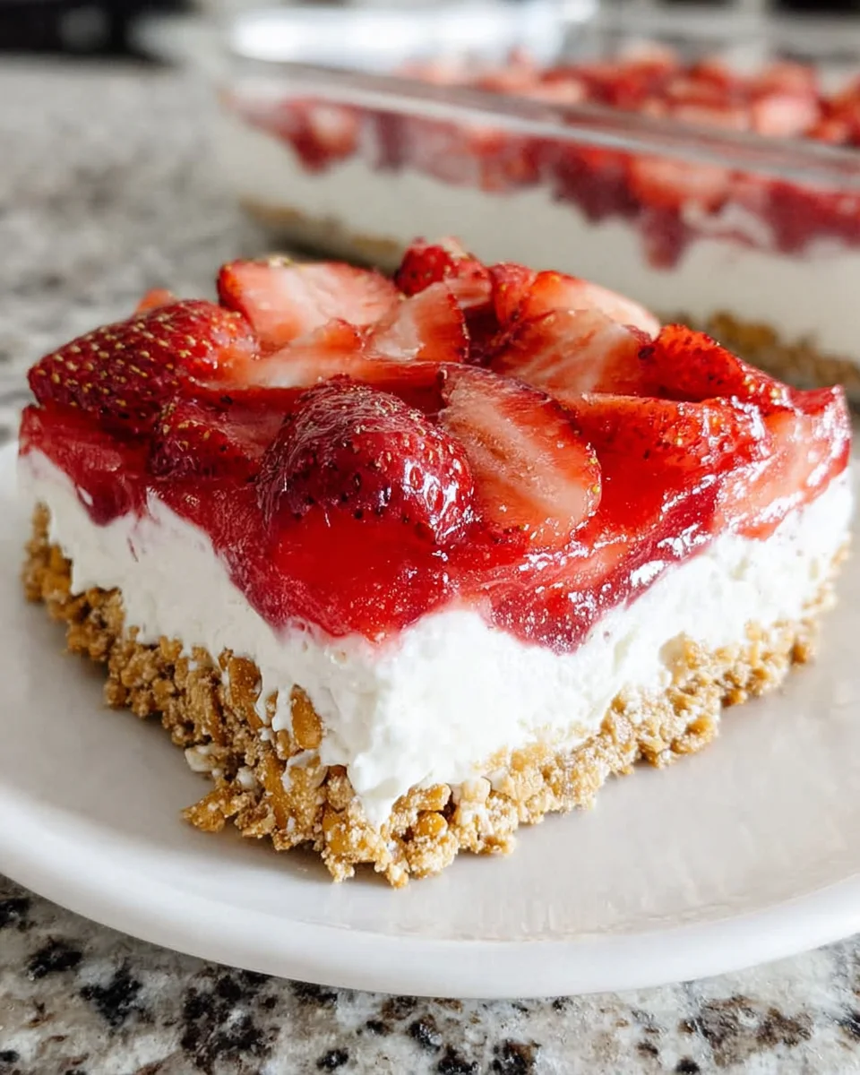 Strawberry Pretzel Salad