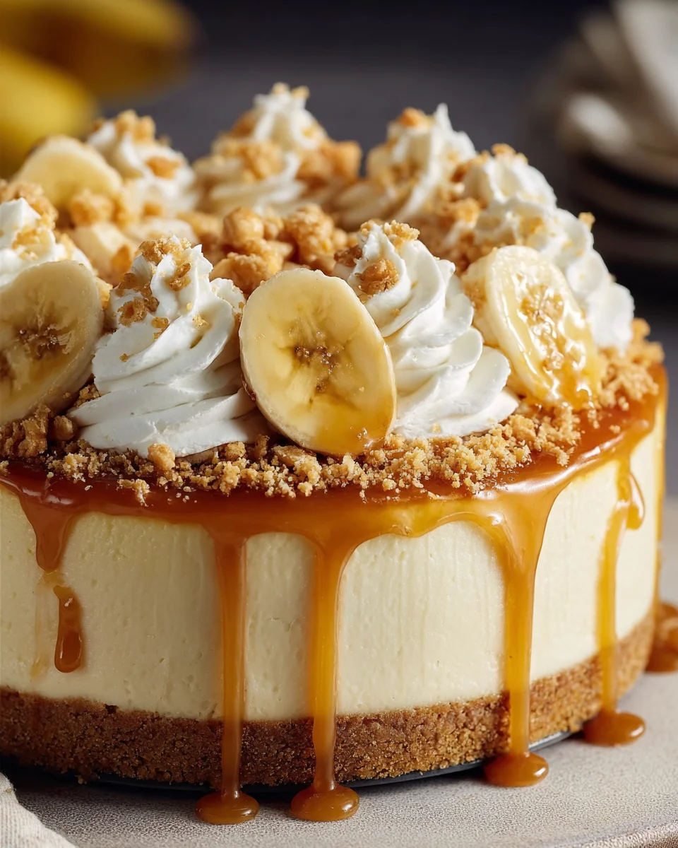 Banana Cream Cheesecake