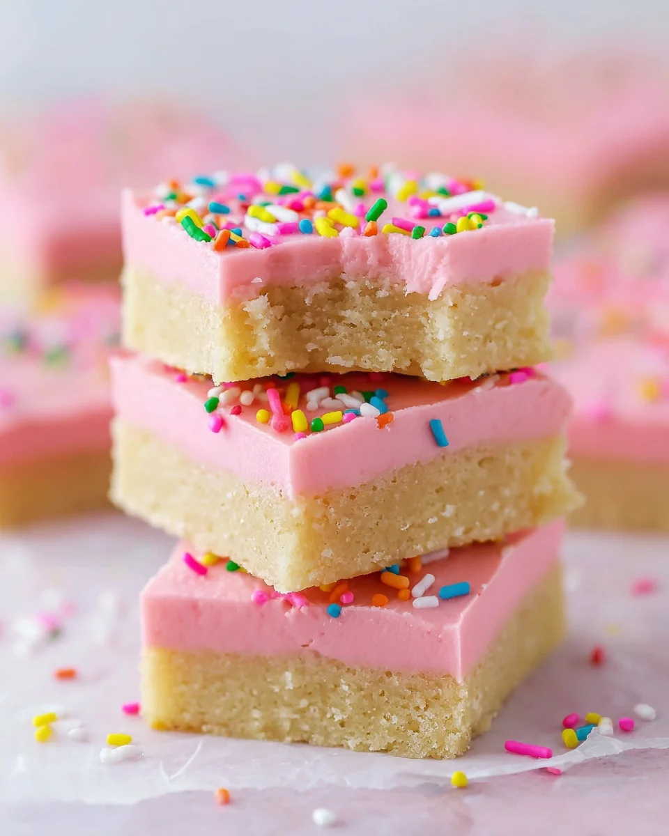 Sugar Cookie Bars: Soft, Frosted, and Perfectly Chewy