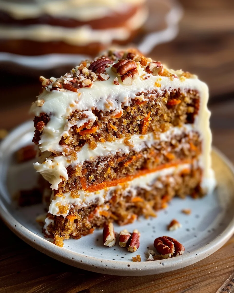 Moist Homemade Carrot Cake