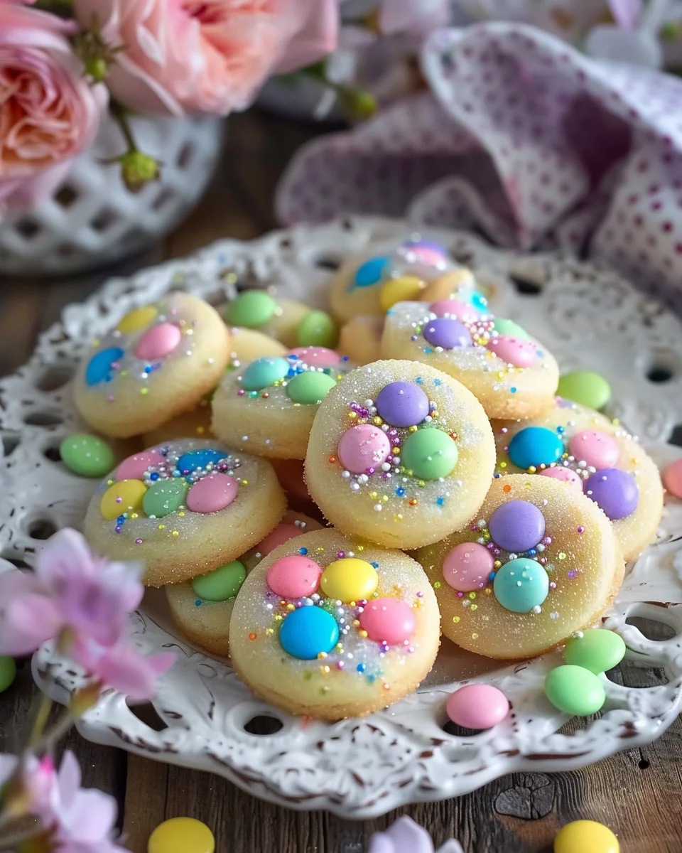 Easter Bunny Button Cookies Magic Easter Treat
