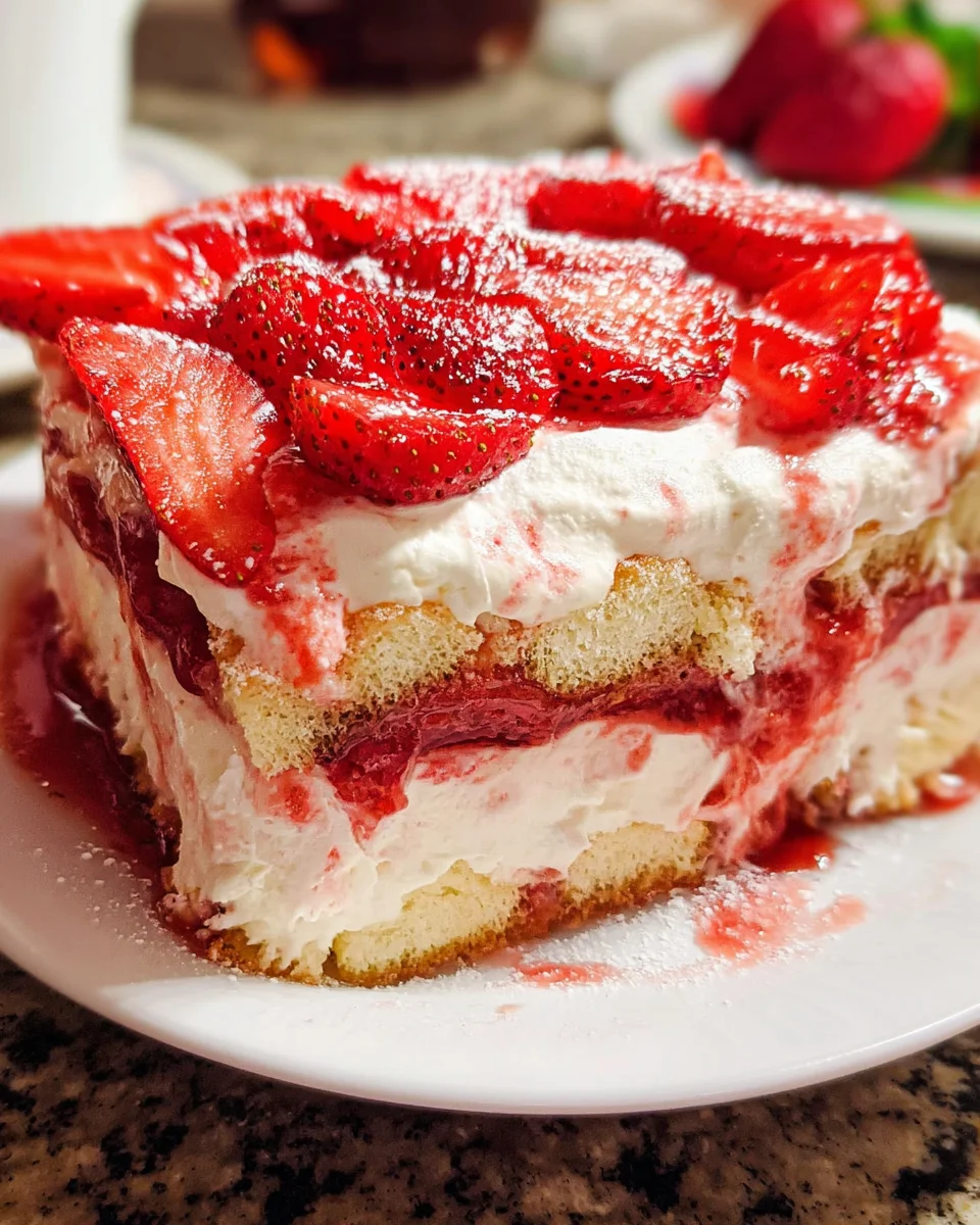 Strawberry Tiramisu
