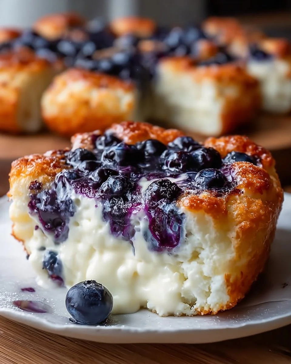 Cottage Cheese Blueberry Cloud Bread: Fluffy, Protein-Packed & Gluten-Free