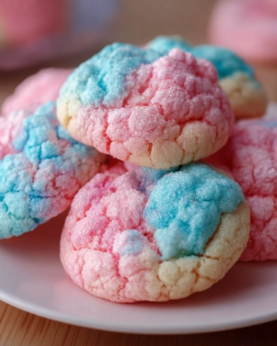Cotton Candy Cookies