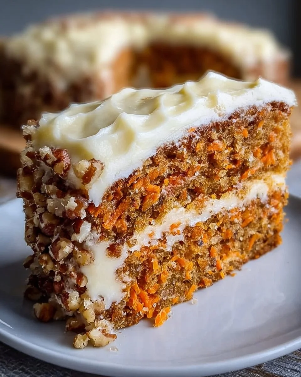 Moist Homemade Carrot Cake Recipe with Easy Cream Cheese Frosting