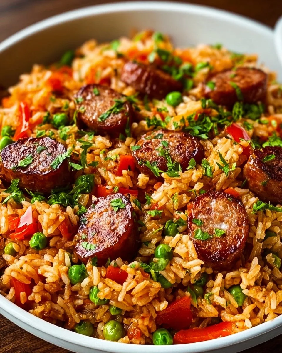 One Pot Sausage Rice